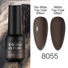 将图片加载到图库查看器，NEW TREND Modern fashion Red Gel Nail Polish For Nails  Permanent UV LED 8ml Matte Glossy High Quality Fashion Design For Women and Ladies
