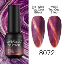 将图片加载到图库查看器，NEW TREND Modern fashion Red Gel Nail Polish For Nails  Permanent UV LED 8ml Matte Glossy High Quality Fashion Design For Women and Ladies
