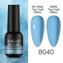 将图片加载到图库查看器，NEW TREND Modern fashion Red Gel Nail Polish For Nails  Permanent UV LED 8ml Matte Glossy High Quality Fashion Design For Women and Ladies
