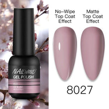 将图片加载到图库查看器，NEW TREND Modern fashion Red Gel Nail Polish For Nails  Permanent UV LED 8ml Matte Glossy High Quality Fashion Design For Women and Ladies
