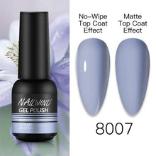将图片加载到图库查看器，NEW TREND Modern fashion Red Gel Nail Polish For Nails  Permanent UV LED 8ml Matte Glossy High Quality Fashion Design For Women and Ladies
