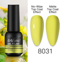 将图片加载到图库查看器，NEW TREND Modern fashion Red Gel Nail Polish For Nails  Permanent UV LED 8ml Matte Glossy High Quality Fashion Design For Women and Ladies
