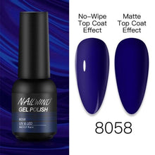 将图片加载到图库查看器，NEW TREND Modern fashion Red Gel Nail Polish For Nails  Permanent UV LED 8ml Matte Glossy High Quality Fashion Design For Women and Ladies
