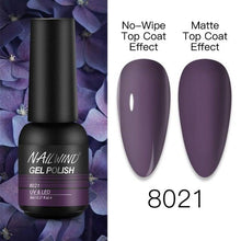 将图片加载到图库查看器，NEW TREND Modern fashion Red Gel Nail Polish For Nails  Permanent UV LED 8ml Matte Glossy High Quality Fashion Design For Women and Ladies
