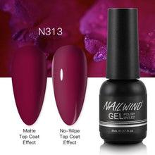 将图片加载到图库查看器，NEW TREND Modern fashion Red Gel Nail Polish For Nails  Permanent UV LED 8ml Matte Glossy High Quality Fashion Design For Women and Ladies
