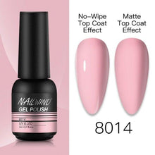 将图片加载到图库查看器，NEW TREND Modern fashion Red Gel Nail Polish For Nails  Permanent UV LED 8ml Matte Glossy High Quality Fashion Design For Women and Ladies
