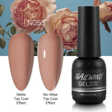将图片加载到图库查看器，NEW TREND Modern fashion Red Gel Nail Polish For Nails  Permanent UV LED 8ml Matte Glossy High Quality Fashion Design For Women and Ladies
