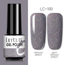 Load image into Gallery viewer, 2022 New Fashion Purple Womens Nail Gel 7ml Permanent UV LED Base Matte Glossy Luxury Colorful Effect Nail Gel for Women and Girls
