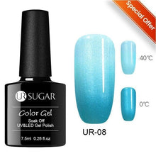 Load image into Gallery viewer, 2022 NEW Purple Gel Nail Polish UV Color Changing Gel Nail Polish Stylish Three Layer Effect For Womens

