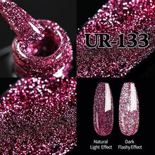Load image into Gallery viewer, 2022 New Reflective Glitter Nail Gel 8ml  Permanent UV/LED Glossy Effect Popular Diamond Nail Gel Design For Womens
