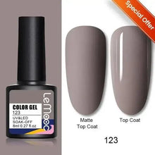 Load image into Gallery viewer, Spring Summer Nail Gel Polish Colorful UV LED Diamond Stylish Glossy and Matte Fashion Design For Womens
