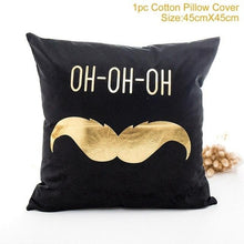 将图片加载到图库查看器，2022 Santa Claus Christmas Pillowcase Decor For Home Christmas Throw Pillow Covers Decorative Snowman Santa Claus Pillow Covers Linen Cushion Cover Couch Pillow Cases Merry Christmas Ornament Xmas Gifts 45x45CM
