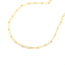 将图片加载到图库查看器，14k Yellow Gold Wire Paperclip Chain (2.7mm)
