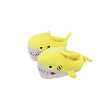 将图片加载到图库查看器，Warm Shark Womens Home Slippers Fashion Plush Winter Funny Elegant Women Slippers Cute Cartoon Shark Indoor Warm Home Cotton Slippers
