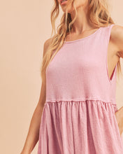 将图片加载到图库查看器，Round Neck Mini Tank Dress For Women – Stylish Everyday Essential, Comfortable Ruched Detail, Versatile Casual Dress for Effortless Looks
