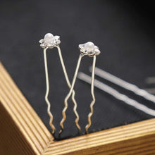 Load image into Gallery viewer, 20pcs/lot Fashion U Shape Crystal Hair Fork Flower Hair Pin Sticks For Women Wedding Bridal Shiny Jewelry Wedding Hair Accessories for Brides and Bridesmaids
