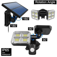将图片加载到图库查看器，20W Super Bright Solar Lights 120 LED IP65 Waterproof

