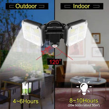 将图片加载到图库查看器，20W Super Bright Solar Lights 120 LED IP65 Waterproof
