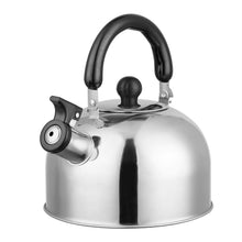 Load image into Gallery viewer, 2.1 Quarts Stainless Steel Whistling Tea Kettle Stovetop Induction Gas Teapot
