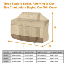 Load image into Gallery viewer, 210D Waterproof Outdoor BBQ Grill Cover

