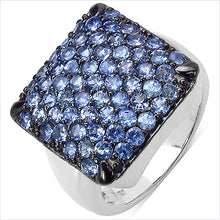 Load image into Gallery viewer, 2.21 Carat Genuine Tanzanite .925 Sterling Silver Ring
