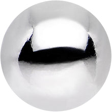 将图片加载到图库查看器，Solid 14k White Gold Replacement Ball 4.5mm - 14G
