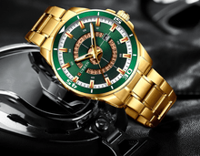 将图片加载到图库查看器，Men's  Modern Sports Waterproof Watch Luxury Unique Design  Fluorescent Hands Perfect Gift
