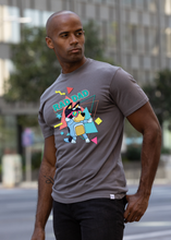 Load image into Gallery viewer, Rad Dad Bluey Men's Bamboo Short Sleeve Graphic T-Shirt
