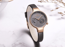 Load image into Gallery viewer, Elegant Women's Analog Quartz Watch With Leather Belt Waterproof Wristwatch Excellent Design Perfect Gift

