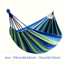 Load image into Gallery viewer, Portable Hammock – Anti-Roll, Lightweight, Easy Setup
