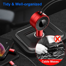 Load image into Gallery viewer, 21W 3-in-1 Retractable Car Phone Charger
