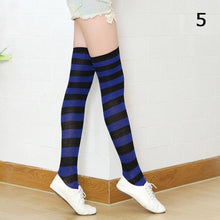 Load image into Gallery viewer, 22 Colors Sweet Cute Girls Over Knee Long Printed Thigh High Cotton Socks Plus Size Over knee Socks for Women

