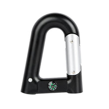 Load image into Gallery viewer, 2200 mAh Powerbank with Emergency Flashlight Compass Carabiner-Shaped
