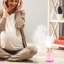 Load image into Gallery viewer, 220ml Cool Mist Humidifier Ultrasonic Air Diffuser Atomizer with 7 Color

