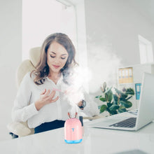 Load image into Gallery viewer, 220ml Cool Mist Humidifier Ultrasonic Air Diffuser Atomizer with 7 Color
