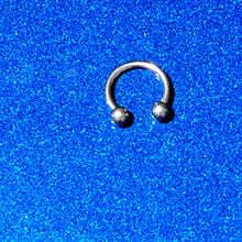 Load image into Gallery viewer, 16G 5/16 Stainless Steel Horseshoe Circular Barbell
