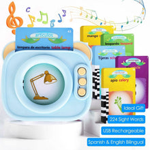 Load image into Gallery viewer, 224 Sight Words Spanish and English Bilingual Talking Flash Cards
