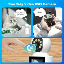 将图片加载到图库查看器，2-Pack: 2K Indoor Security Camera | 2-Way Audio &amp; Video Call + Night Vision
