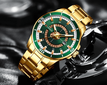 将图片加载到图库查看器，Men's  Modern Sports Waterproof Watch Luxury Unique Design  Fluorescent Hands Perfect Gift
