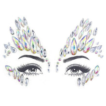 Load image into Gallery viewer, 23 Sets Glitter Face Jewels Sticker Temporary Party Face Makeup Tattoo Face Gems Glitter Face Jewels Crystal Stickers For Womens
