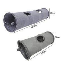 将图片加载到图库查看器，2/3/4/5 Holes Pet Cat Tunnel Toys Foldable Pet Cat Kitty Training Interactive Fun Toy For Cats Rabbit Animal Play Tunnel Tube For Cats Tunnels for Indoor Cats Cat Tube Collapsible 3 Way Pet Tunnel Great Toy for Cats
