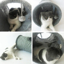 将图片加载到图库查看器，2/3/4/5 Holes Pet Cat Tunnel Toys Foldable Pet Cat Kitty Training Interactive Fun Toy For Cats Rabbit Animal Play Tunnel Tube For Cats Tunnels for Indoor Cats Cat Tube Collapsible 3 Way Pet Tunnel Great Toy for Cats
