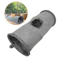 将图片加载到图库查看器，2/3/4/5 Holes Pet Cat Tunnel Toys Foldable Pet Cat Kitty Training Interactive Fun Toy For Cats Rabbit Animal Play Tunnel Tube For Cats Tunnels for Indoor Cats Cat Tube Collapsible 3 Way Pet Tunnel Great Toy for Cats
