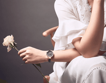 Load image into Gallery viewer, Elegant Women's Analog Quartz Watch With Leather Belt Waterproof Wristwatch Excellent Design Perfect Gift
