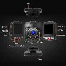 Load image into Gallery viewer, 2.4-Inch Black Full HD 1080P Resolution Dashcam

