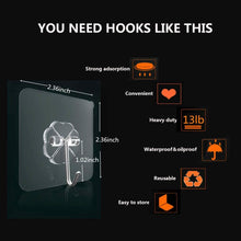 Load image into Gallery viewer, 24-Pack: Adhesive Hooks Kitchen Wall Hooks
