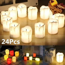Load image into Gallery viewer, 24-Piece: LED Flameless Candle
