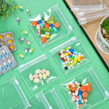 Load image into Gallery viewer, 24-Piece: Zippered Pill Pouch Bags
