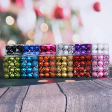 Load image into Gallery viewer, 24-Pieces: Sparkling Christmas Balls
