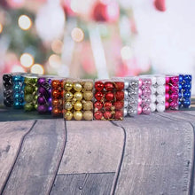 Load image into Gallery viewer, 24-Pieces: Sparkling Christmas Balls
